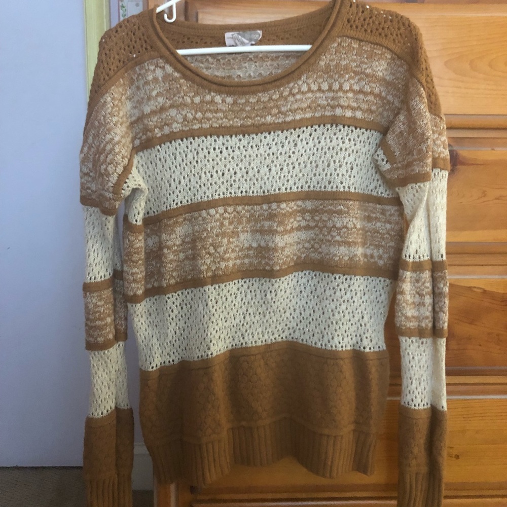 Oversized scoop neck sweater